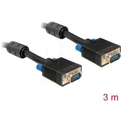 DELOCK 82558 - VGA Monitor Kabel 15-pol VGA Stecker, 3 m