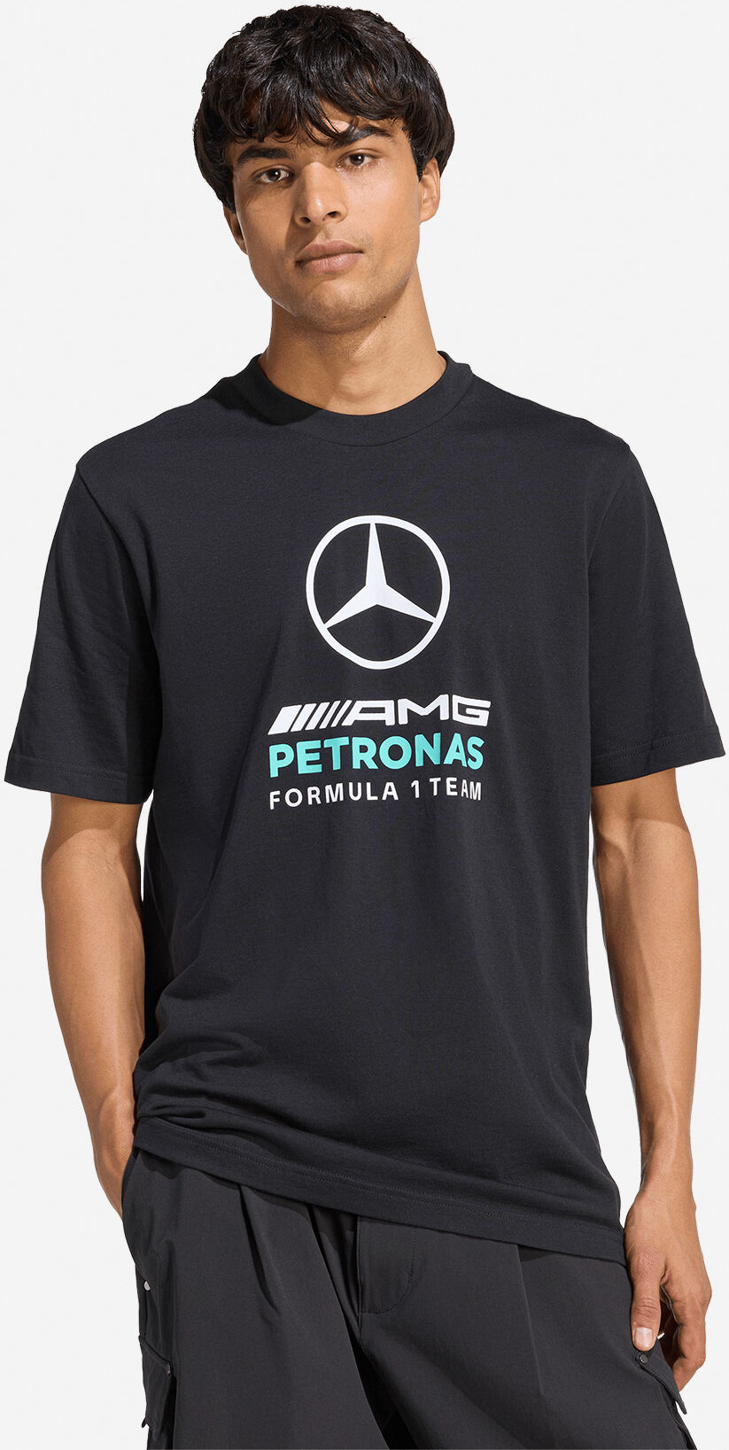 Adidas Mercedes Team Dna M - T-shirt - Uomo - Nero L