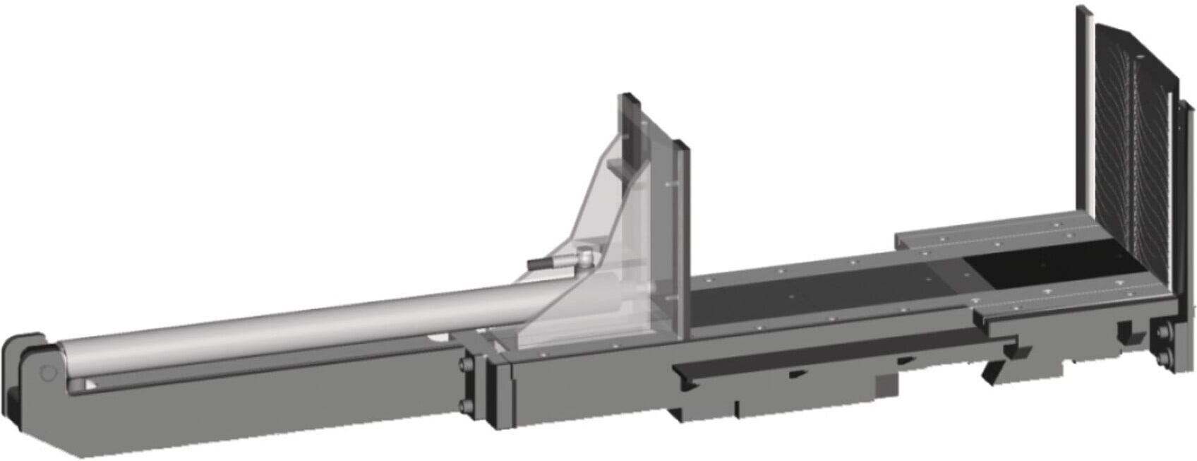 metallkraft Hydraulikschraubstock hinter dem Schnitt (3649262)