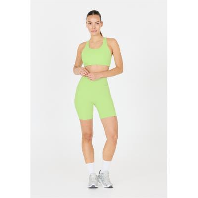 Lauftights ENDURANCE "Ranviegh", Damen, Gr. 40, EURO-Größen, grün (hellgrün), 77% Polyamid, 23% Elasthan, unifarben, Hosen, aus schnell trocknendem Material