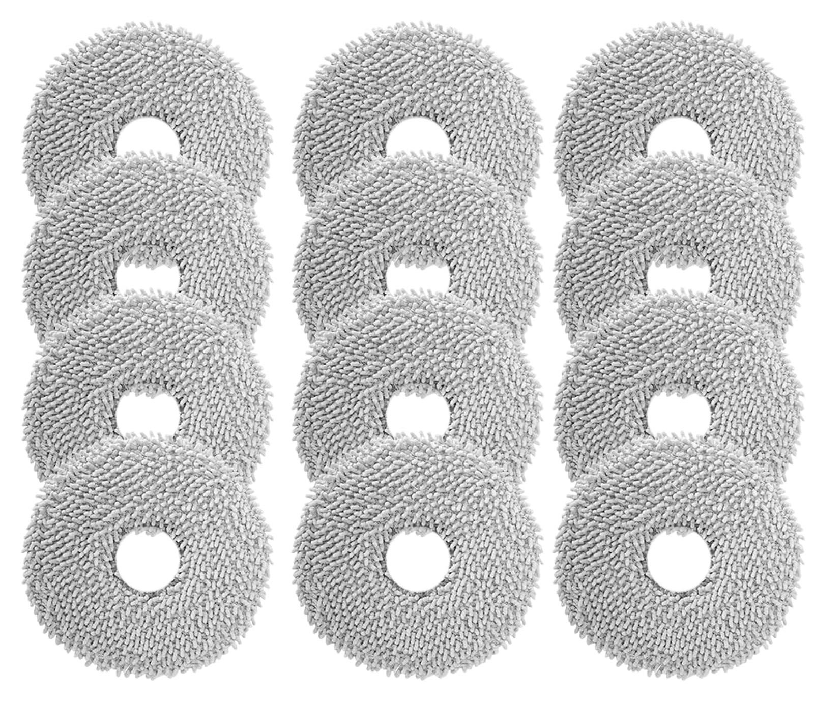 12 microvezel schoonmaakpads voor Dreame robotstofzuigers van Dripio