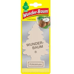 Lufterfrischer Wunderbaum Duft Baum Kokosnuss 3er Karte Duftbaum mit dem Duft nach gerösteter Kokosnuss