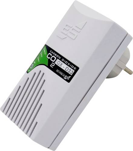 Schabus GX-D33 Kohlendioxid-Melder für CO2 Flaschen netzbetrieben detektiert Kohlendioxid