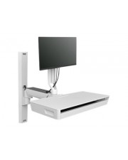 Ergotron CAREFIT COMBO SYSTEM WITH WORKSURFACE SNOW (45-619-251)