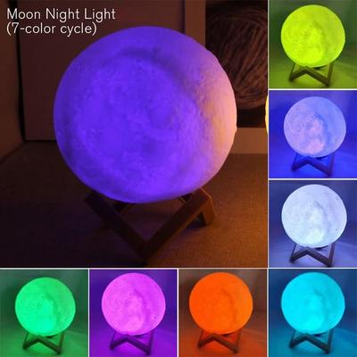 Uplifted Finds Moon Light Display Base And High Fidelity Atmospheric Support Architecture 7 Color Light