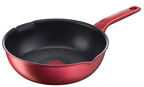 Tefal Daily Chef G2737702 Diepe pan, Rood, 26 cm, Antiaanbaklaag, Geschikt voor Inductie