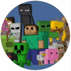 Essbares Papier – Minecraft-Figur, 19,5 cm
