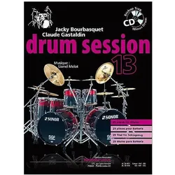 Auteurs Divers Drum Session 13 29 Pieces Pour Batterie Avec CD, Fachbücher von Divers Auteurs