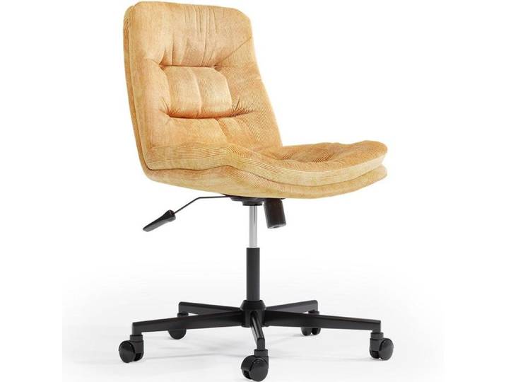 Chaise de bureau tapissée - Rotative - Arba Orange