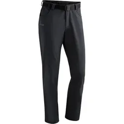 MAIER SPORTS Herren Hose Perlit M, Größe 58 in Schwarz Schwarz