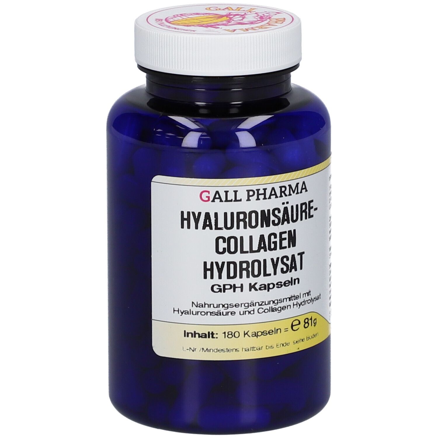 Hyaluronsäure-Collagen Hydrolysat GPH Kapseln 180 St