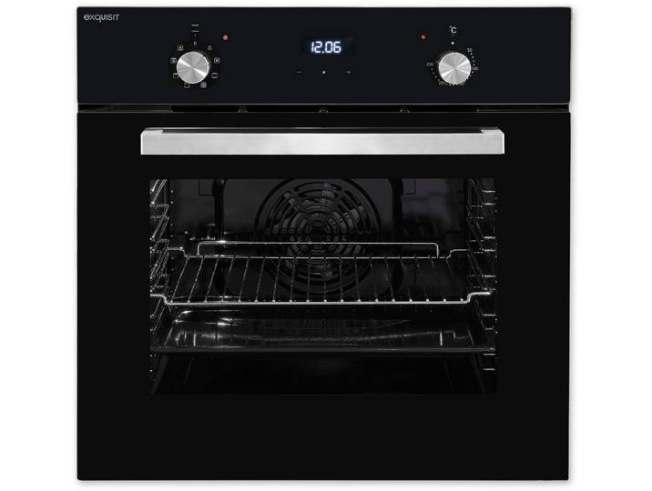 exquisit Backofen EBE 657-2H sw, Pizzafunktion – ideal für Pizza, Focaccia und mehr!
