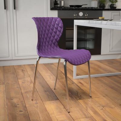 Flash Furniture 4 Pack Contemporary Design Plastic Stack Chair
