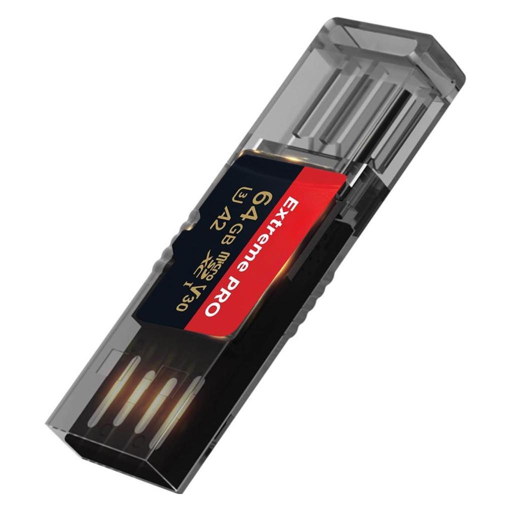 PowerGuard 2 in 1 USB-C USB-A to MicroSD Adapter (USB-A, USB-C) (00033273)