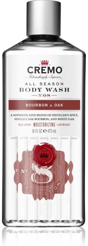 Cremo Bourbon & Oak shower gel M Woody & Ambery 473 ml