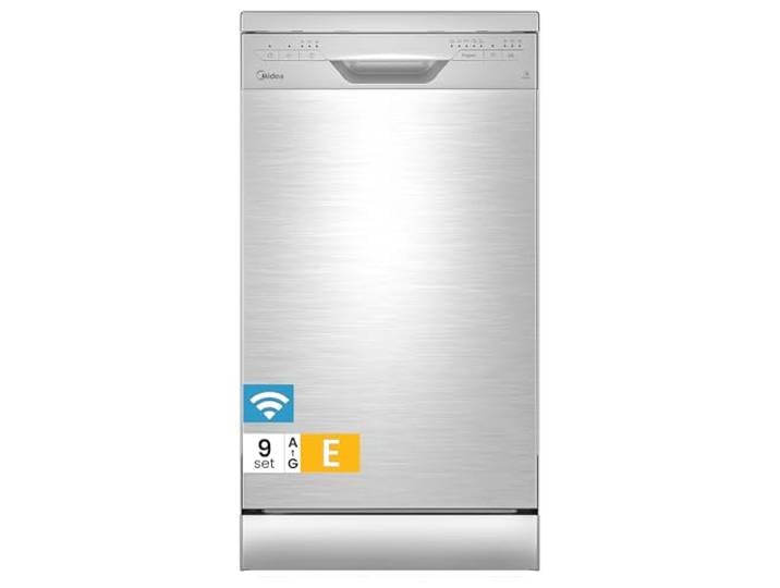 Midea SF 3.45N PRO Geschirrspüler 45cm Freistehend & Unterbaufähig Silber