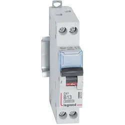 Legrand 407474 DX3 LS-Schalter B 13A 1-polig+N 6kA 230VAC 1TE