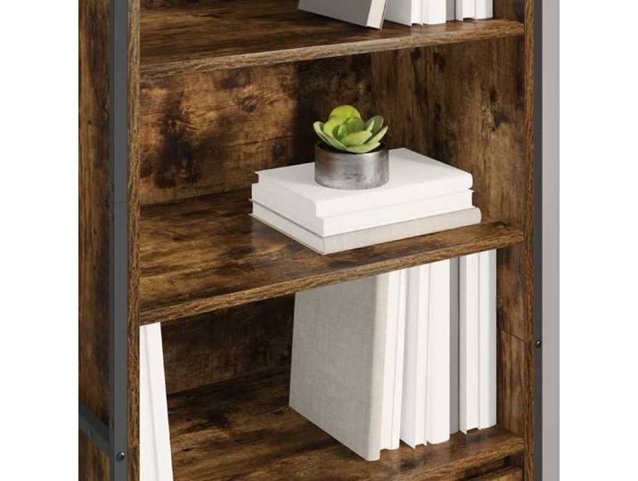 Marron Commode Salon CHIC Armoires Hautes 2 pcs Enfilade rangement Chêne Fumé 60x36x200 cm N10211