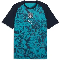 PUMA Manchester City FC Aufwärmshirt 2025/26 Herren 04 - deep navy/tropical blue L