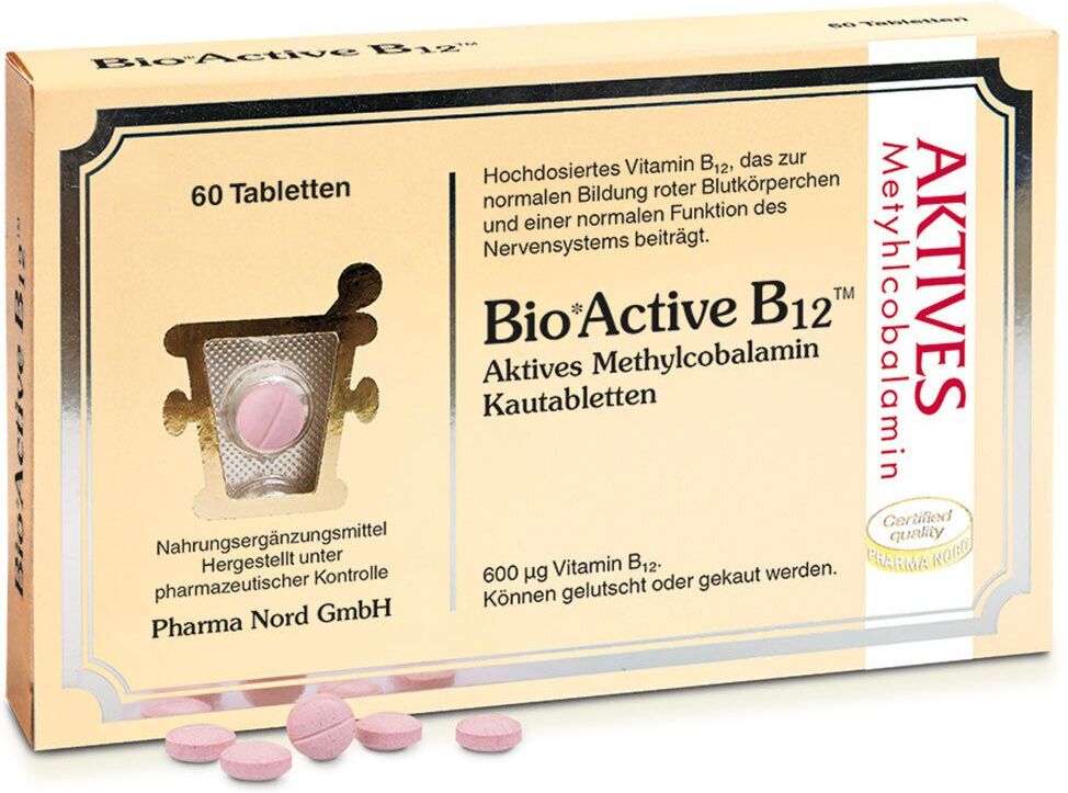 BIO Active B12 Kautabletten 60 St
