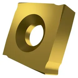 Pramet, Zubehör Maschine, Wendeschneidplatte ISO SNHQ 1203AZEN:M8340 D. 5mm PVD beschichtet Farbe Gold - VPE: 10
