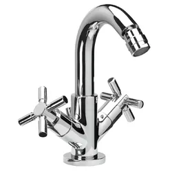 Herzbach LIVING stilo Bidetarmatur mit ablauf chrom, 14.953600.1.01 14.953600.1.01