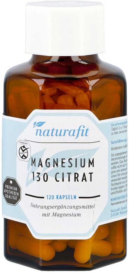 Naturafit Magnesium 130 Citr Kapseln