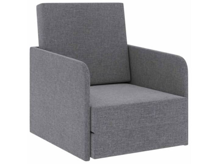 HEFZGDB Ausziehbarer Schlafsessel Hellgrau Stoff Multifunktionaler Sitzplatz Sofa Bett Tagesbett Komfortabel Bequem Sofabett Umwandlung