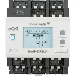 HMIP DRBLI4 - Jalousieaktor für Hutschienenmontage - 4-fach