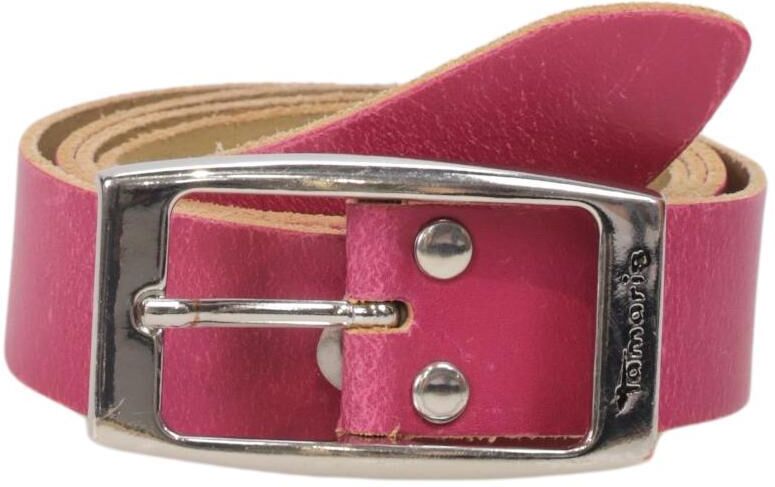 Tamaris Damen Gürtel, Pink, Gr. 95, Leder - Second Hand