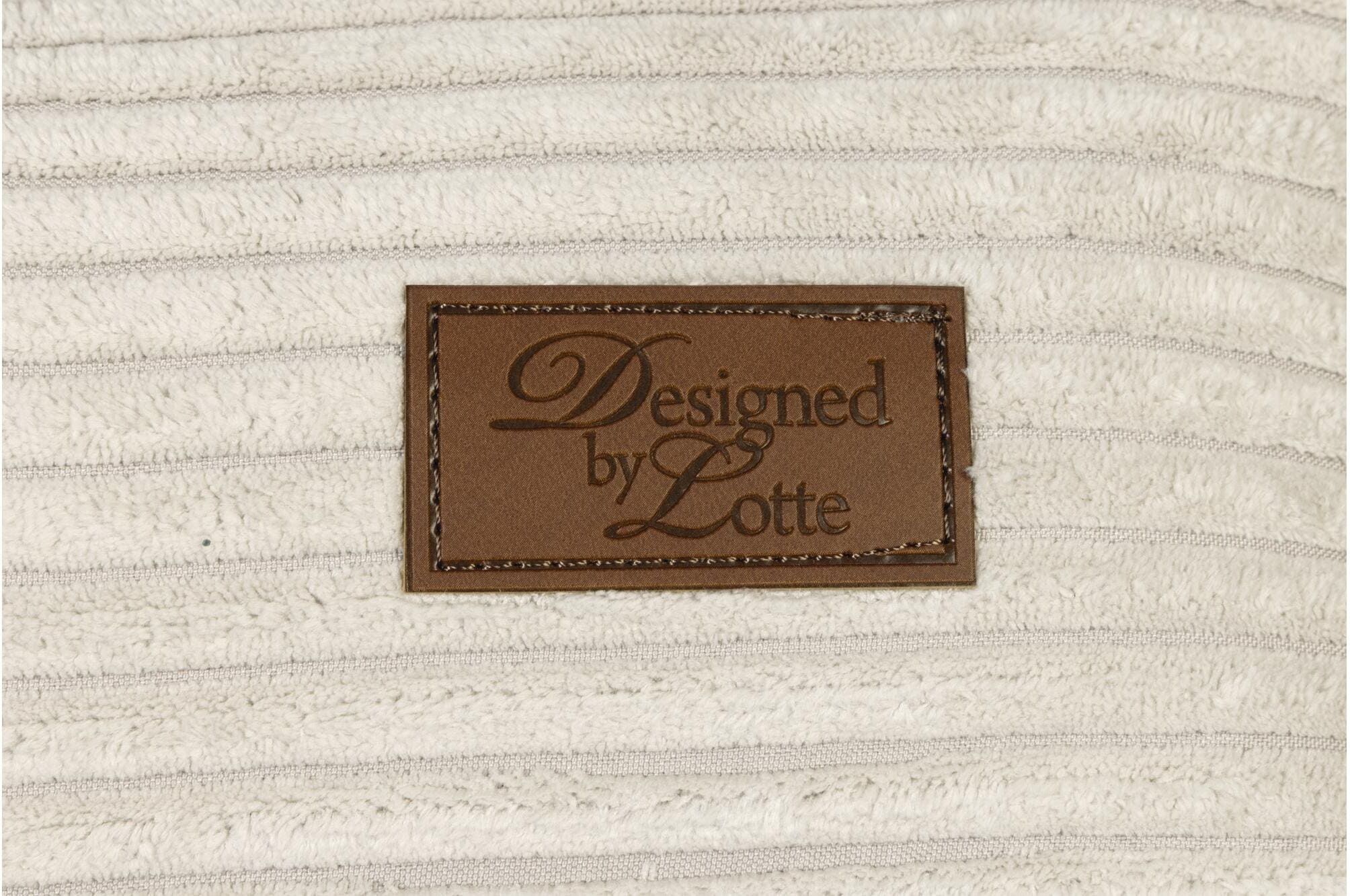 Tierbett DESIGNED BY LOTTE "Designed by Lotte Liegebett Ribbed Hellgrau", grau, B/H/L: 95cm x 23cm x 80cm, Tierbetten, Tierbett grau B/H/L: 95cm x 23cm x 80cm