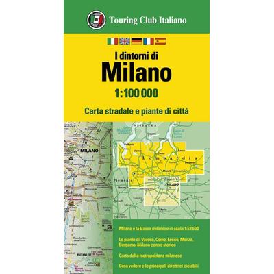 I dintorni di Milano 1:100.000, Karte von , Touring