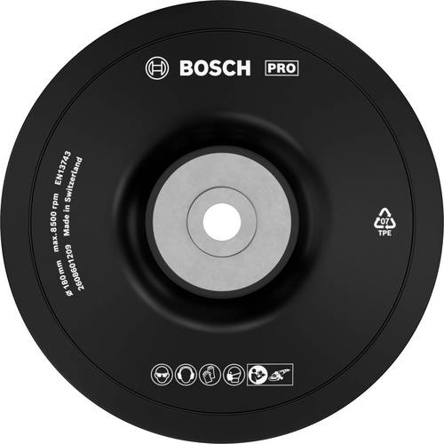 Bosch Accessories 2608601209 Stützteller Standard, M14, 180 mm, 8 500 U/min Durchmesser 180 mm