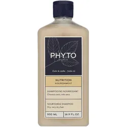 Phyto, Shampoo, Nutrition Nourishing Shampoo für trockenes bis sehr trockenes Haar 500ml (Flüssiges Shampoo, 500 ml)