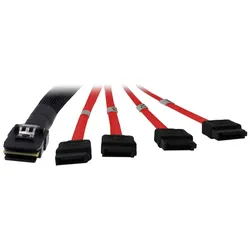 Inter-Tech SFF 8087 - 4 x SATA 1m Schwarz