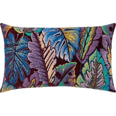 Dekokissen PAD "JUNGLE", multi, gemustert, B:35cm L:60cm, Baumwolle, Polyester, Viskose, Dekokissen_Sitzkissen_Kissenhüllen, Detailreiches Blätterdesign in harmonischer Farbabstimmung
