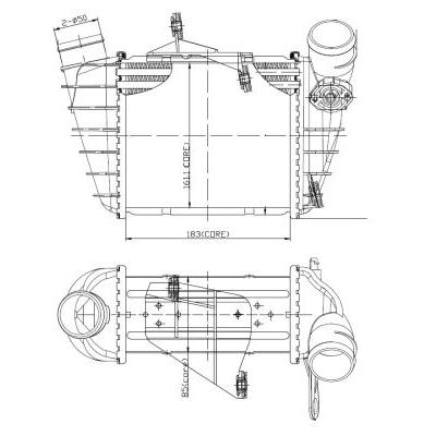NRF Ladeluftkühler 309073 für VW