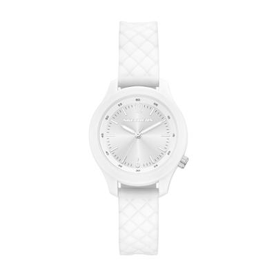 Quarzuhr SKECHERS "Bayley", weiß, Armbanduhren, Damen, Quarzuhr, Armbanduhr, Damenuhr, Silikonarmband, analog