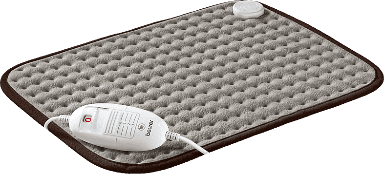 REACONDICIONADO Seminuevo Muy bueno Almohadilla eléctrica - Beurer SR-HK788, 100 W, 3 Niveles de potencia, Tacto suave, Gris