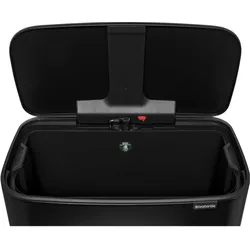 Brabantia Bo Treteimer, Abfalleimer, Schwarz