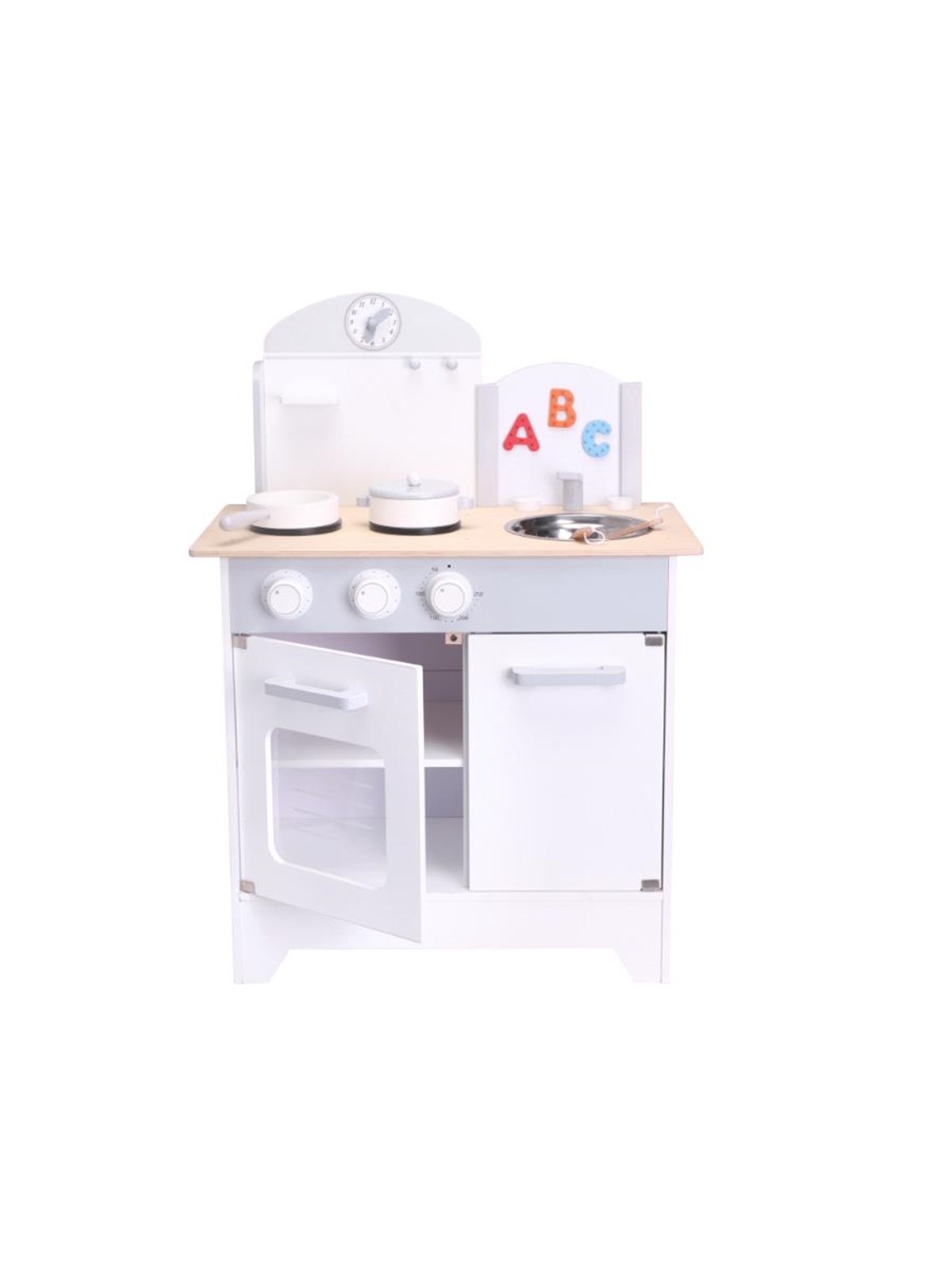 ET Toys Small Wood - Play Kitchen - Grey (L40193)