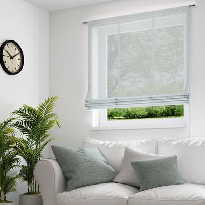 Raffrollo NEUTEX FOR YOU "ALLURE" Gr. 4, grau, B:120cm H:140cm, Jacquard, Obermaterial: 100% Polyester, Raffrollos, dezent natürliche Optik