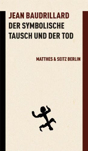 Jean Baudrillard - Der symbolische Tausch und der Tod - Preis vom 09.10.2026 07:28:09 h