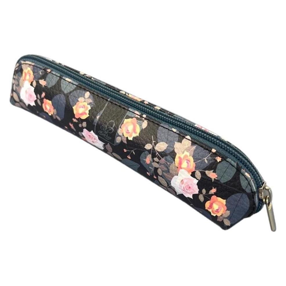 BEE Federmäppchen Bee-bee Federmäppchen Mini-Rosen in Schwarz (501009)