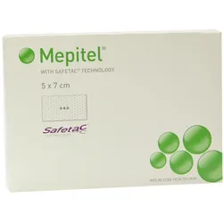Mepitel Silikon Netzverband 5x7 cm steri 5 St