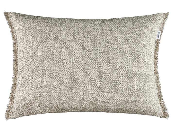 Dekokissen Voyage , beige (natur), B:58cm L:38cm, Obermaterial: 67% Baumwolle, 18% Viskose, 15% Polyester, SCHÖNER WOHNEN-KOLLEKTION, Dekokissen_Sitzkissen_Kissenhüllen, Dekokissen, im Naturlook