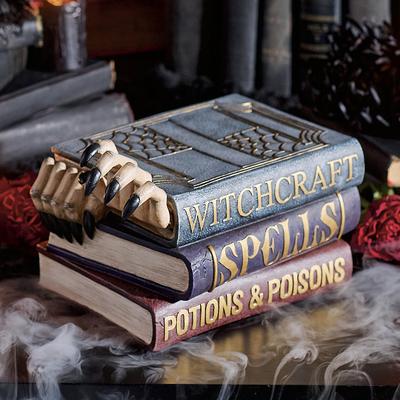 Deluxe Animated Witchy Books - Grandin Road