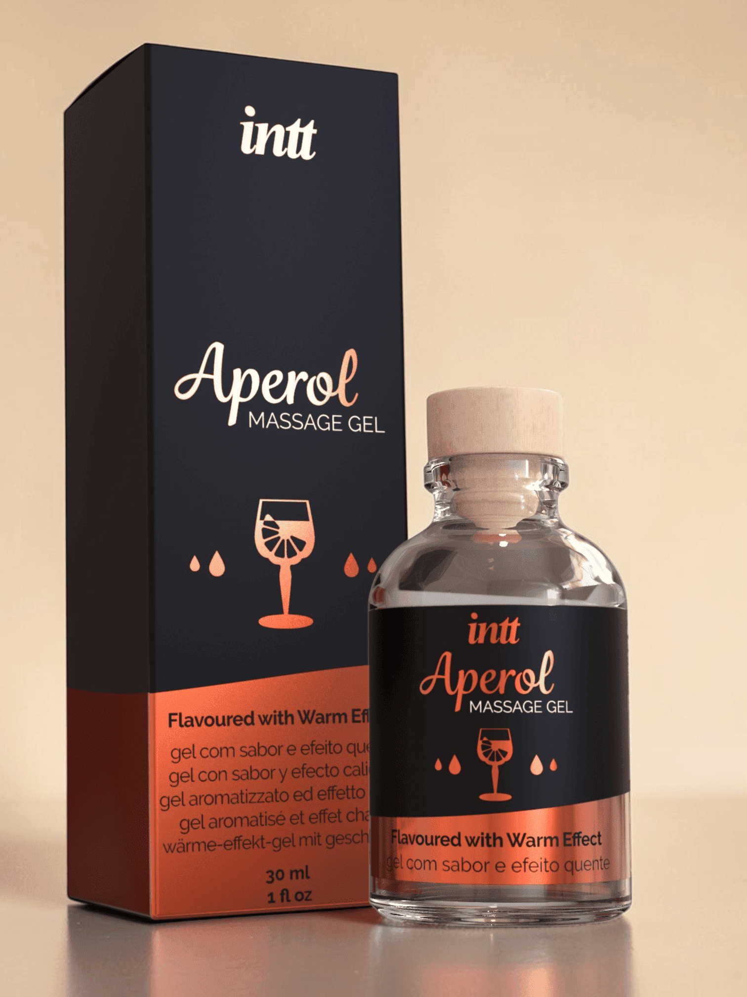 Intt Huile de Massage Embrassable Aperol 30 ml