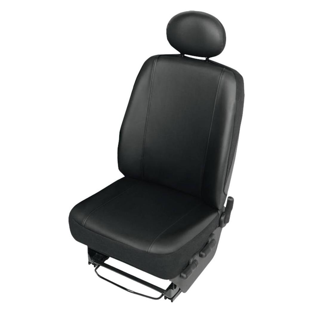 HP Autozubehör 22818 Sitzbezug Kunstleder Schwarz Fahrersitz, Beifahrersitz (22818)