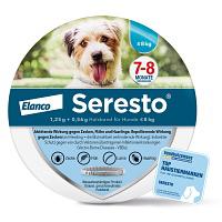 SERESTO 1,25g + 0,56g Halsband für Hunde bis 8kg 1 St